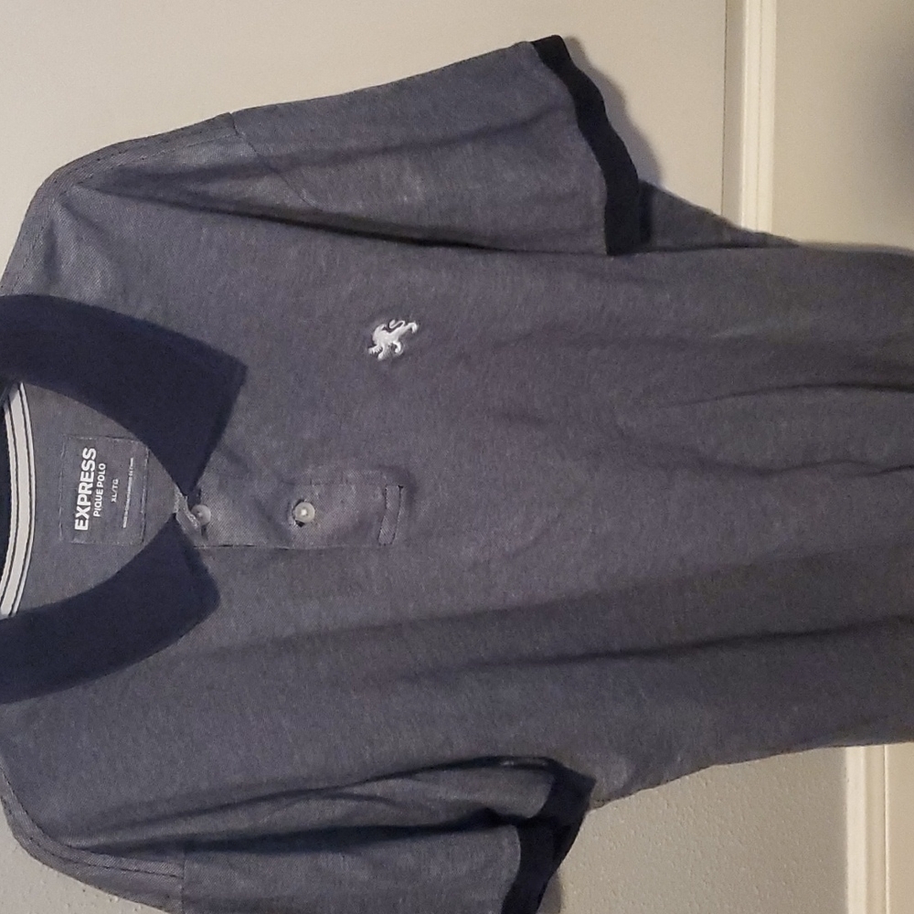 Express Blue Polo X Large